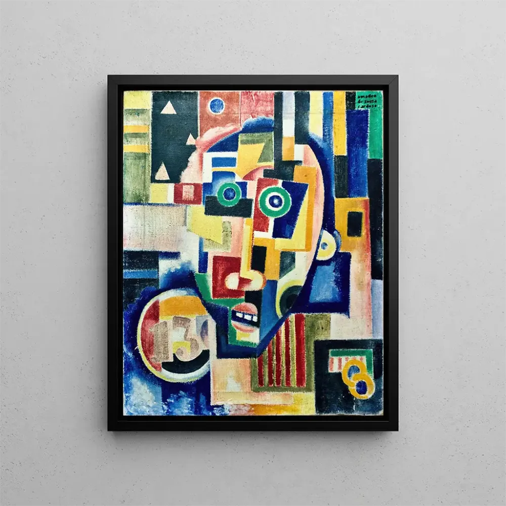 Gemälde Promontory Head Indigo Mers d'Ossian Rose Orange - Amadeo de Souza-Cardoso | Kunstdruck