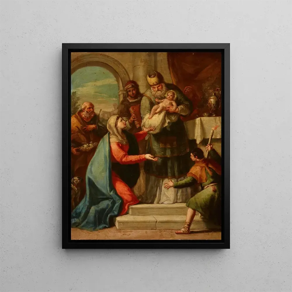 Gemälde Präsentation von Jesus im Tempel - Anonym | Kunstdruck