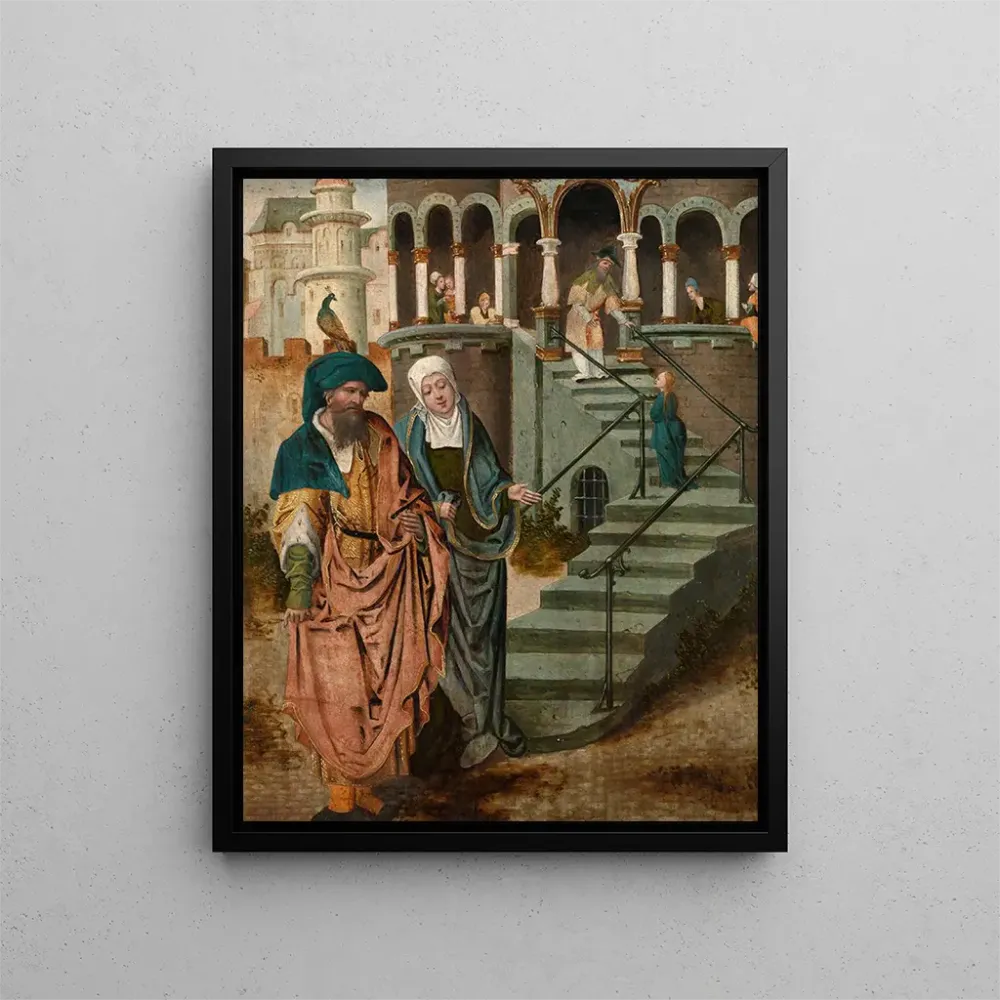 Gemälde Präsentation von Maria im Tempel - Anonym | Kunstdruck