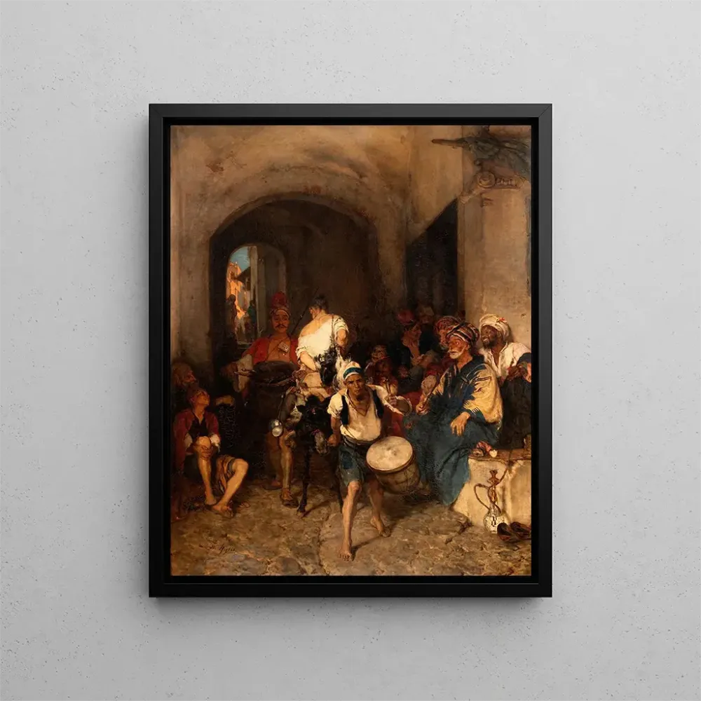 Gemälde Punition eines Hühnerdiebs Smyrna - Nikolaos Gyzis | Kunstdruck