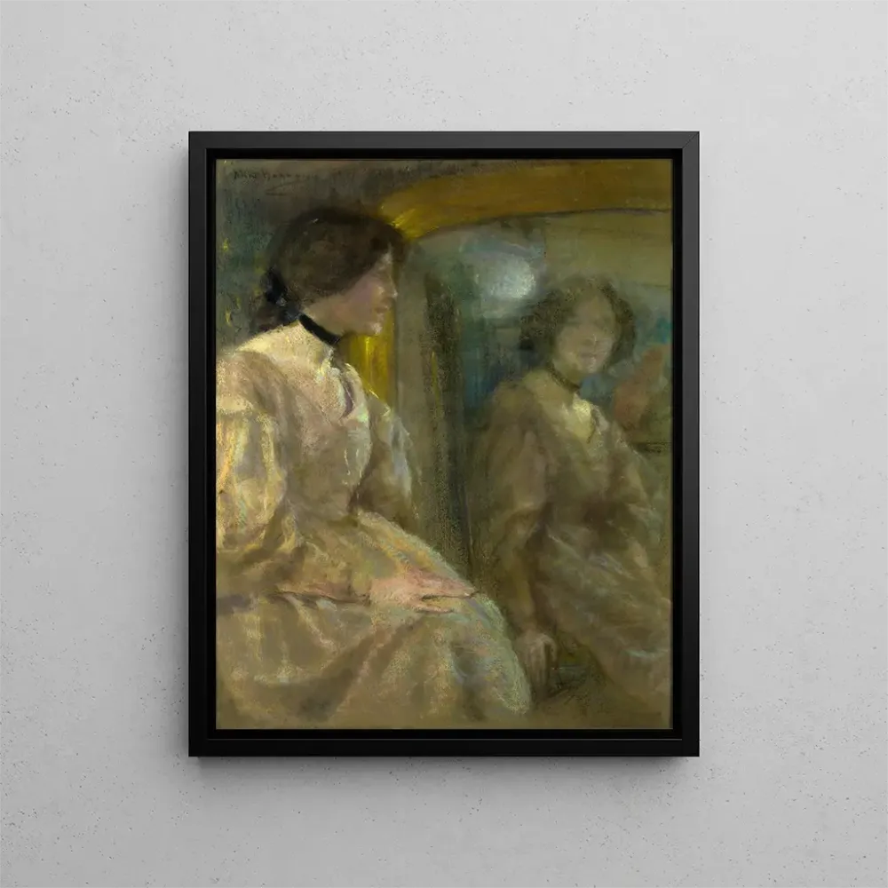 Gemälde Reflexion des Spiegels - Alice Pike Barney | Kunstdruck