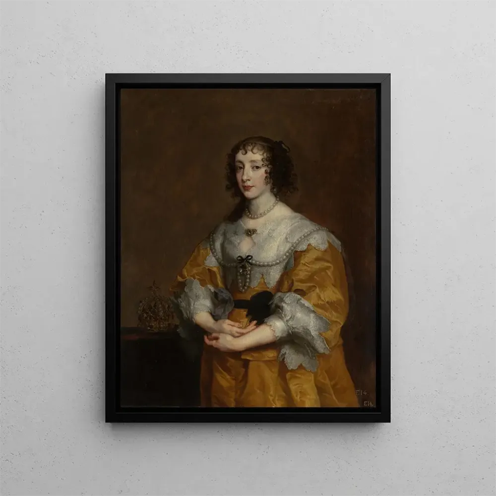 Gemälde La reine Henriette Marie - Antoine van Dyck | Kunstdruck