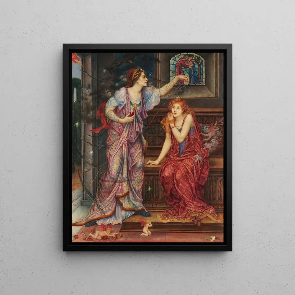 Gemälde La Reine Éléonore, la belle Rosamund - Evelyn de Morgan | Kunstdruck
