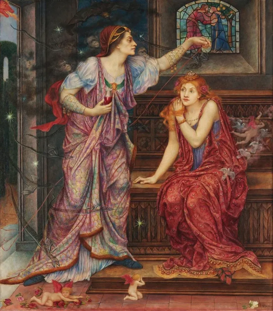 Gemälde La Reine Éléonore, la belle Rosamund - Evelyn de Morgan | Kunstdruck