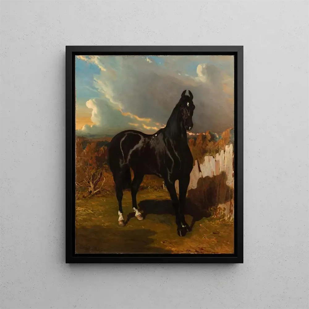 Gemälde Ritter Schwarz - Alfred de Dreux | Kunstdruck