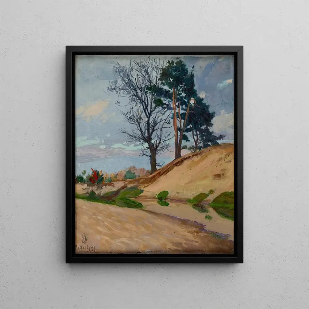 Gemälde Rive sablonneuse de la rivière Kamienna - Ambroży Sabatowski | Kunstdruck