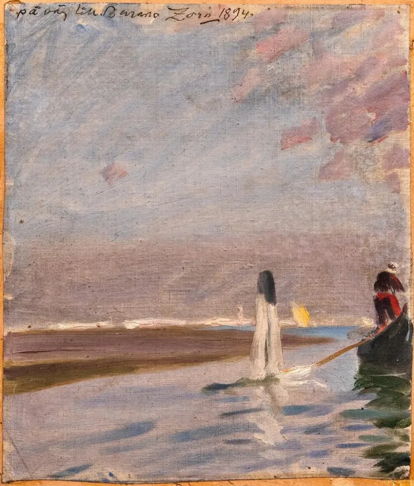 Gemälde En route vers Burano - Anders Zorn | Kunstdruck