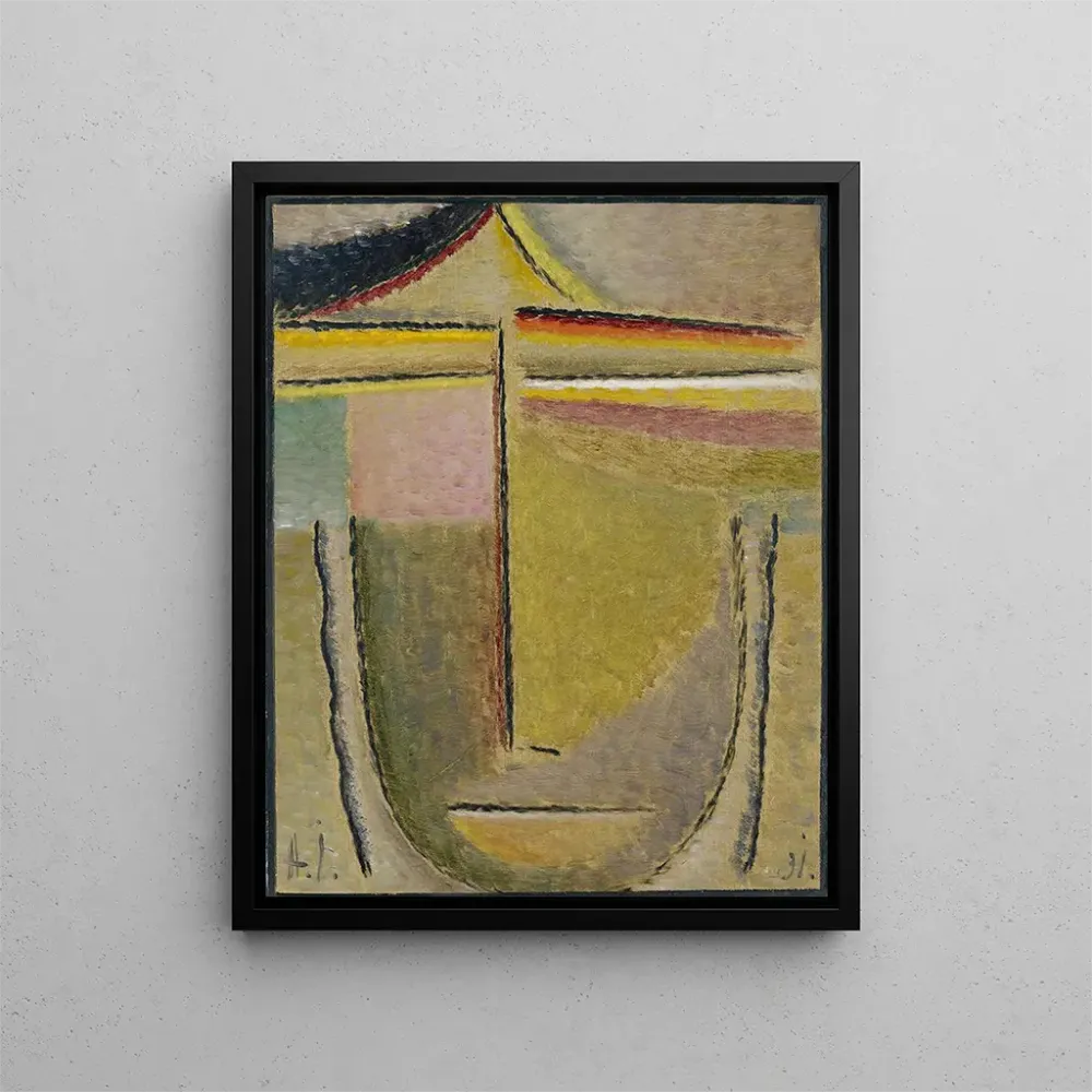 Gemälde Résumé Head Apollo - Alexej von Jawlensky