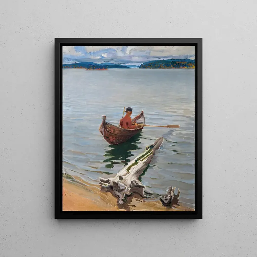 Gemälde Ruderer auf dem See - Akseli Gallen-Kallela | Kunstdruck