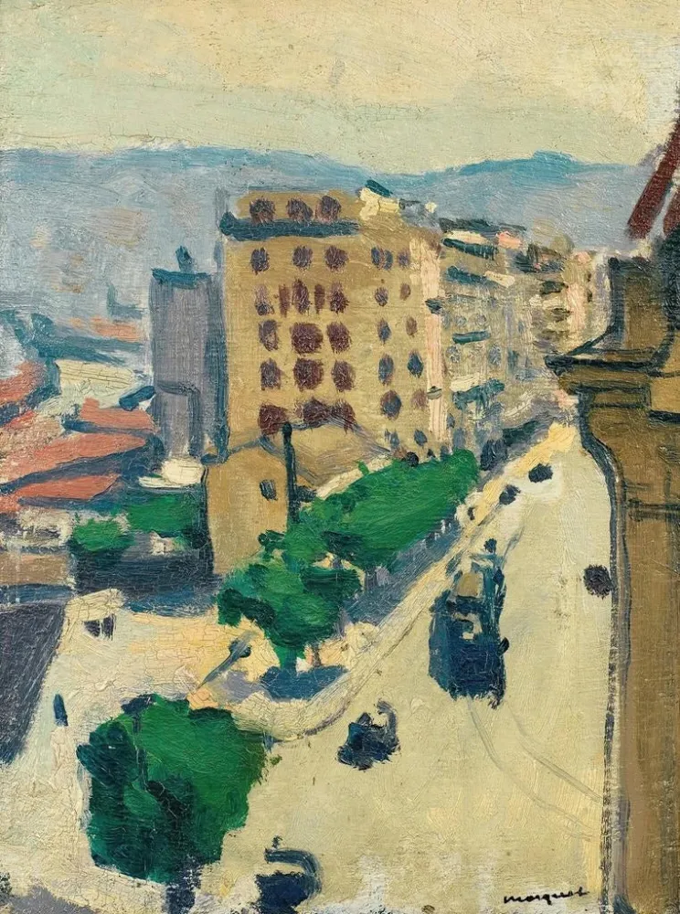 Gemälde Rue d'Alger - Albert Marquet | Kunstdruck