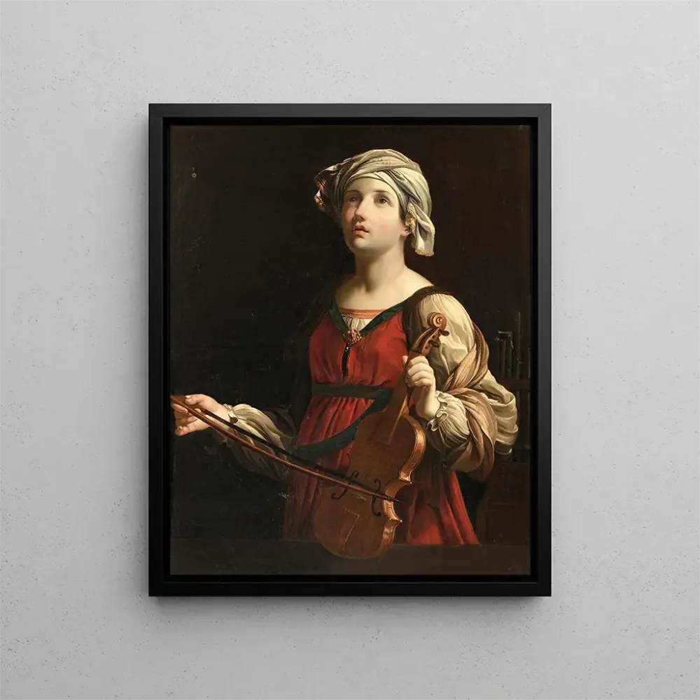 Gemälde Saint Cécile - Nach Guido Reni | Kunstdruck