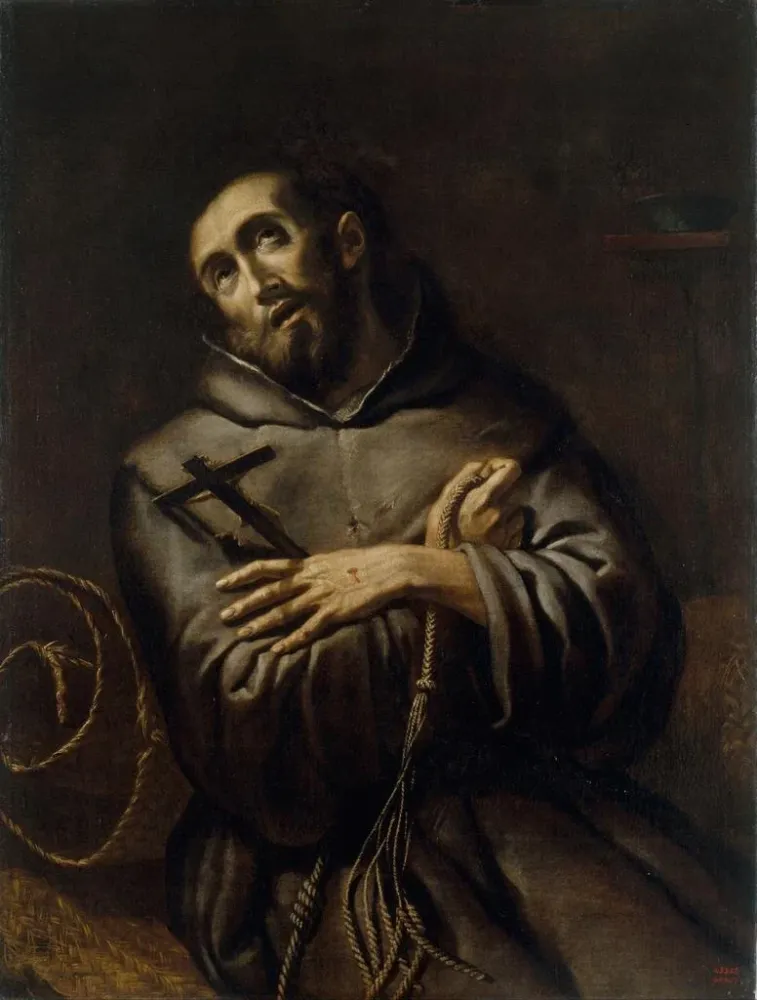 Gemälde Saint François d'Assise - Anonym | Kunstdruck