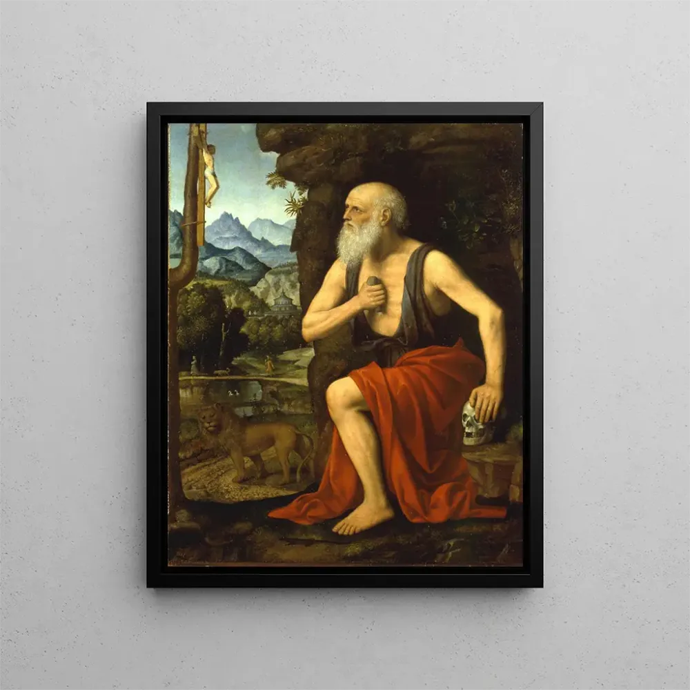 Gemälde Saint Jérôme en pénitence - Bernardino Luini | Kunstdruck