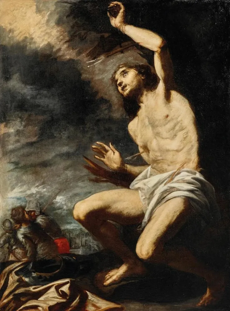 Gemälde Saint Sébastien - Antonio de Bellis | Kunstdruck