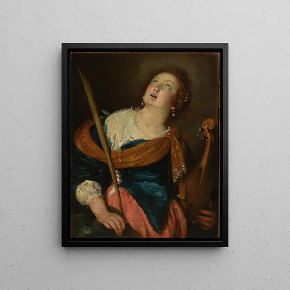 Gemälde Sainte Cécile - Bernardo Strozzi | Kunstdruck