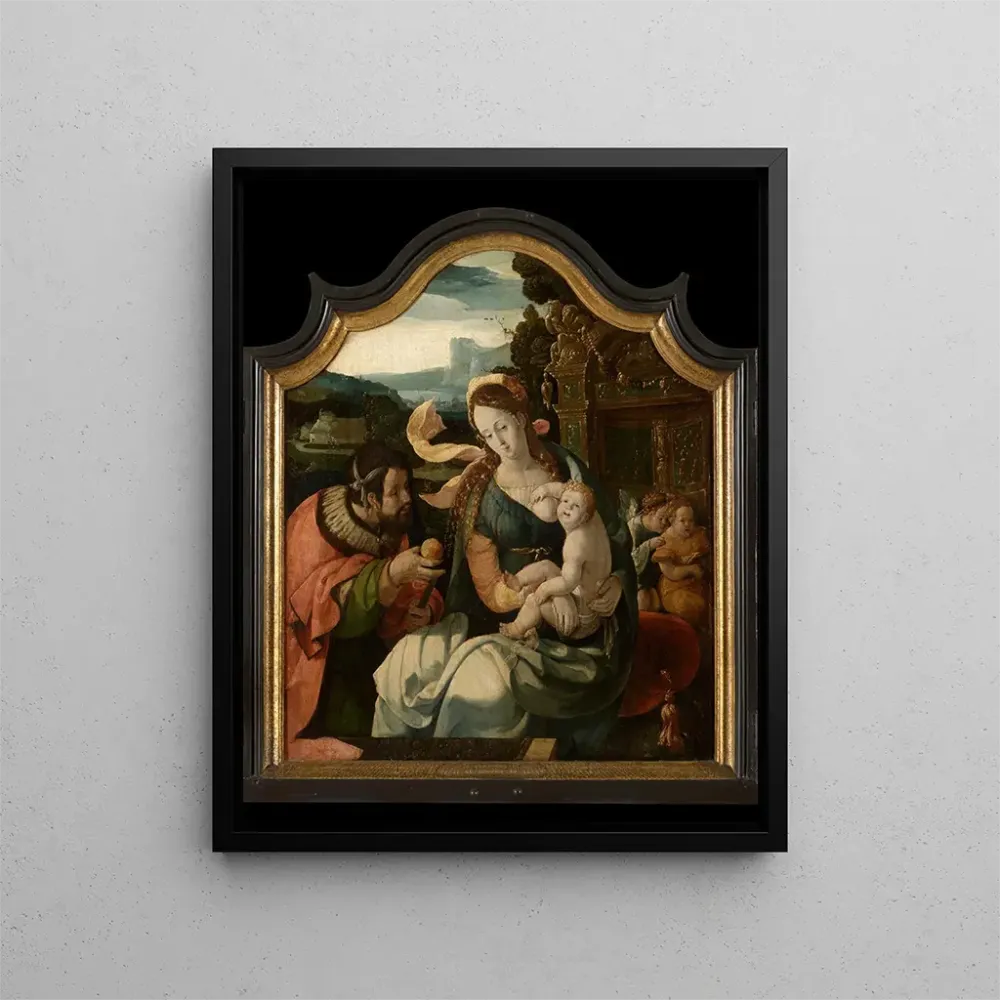 Gemälde La Sainte Famille - Aertgen Claesz van Leyden | Kunstdruck