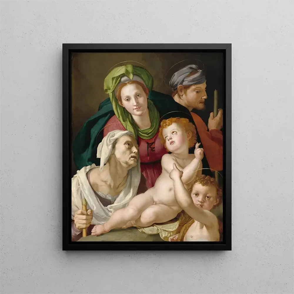 Gemälde La Sainte Famille - Agnolo Bronzino | Kunstdruck