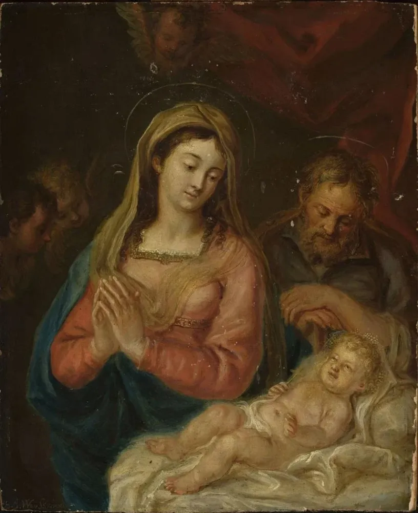 Gemälde Sainte Famille - Bartholomäus Ignaz Weiss | Kunstdruck
