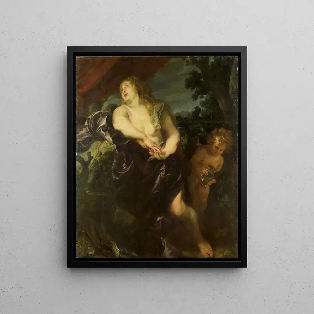 Gemälde La Sainte Madeleine pénitente - Antoine van Dyck | Kunstdruck