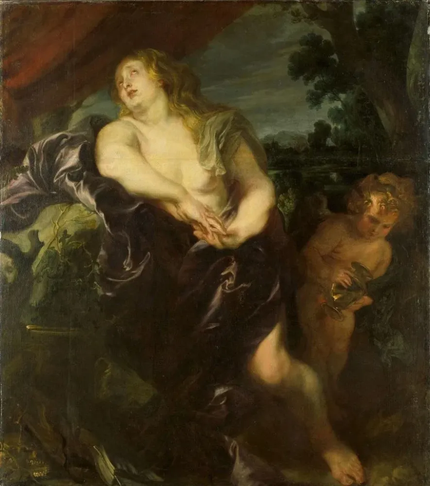 Gemälde La Sainte Madeleine pénitente - Antoine van Dyck | Kunstdruck