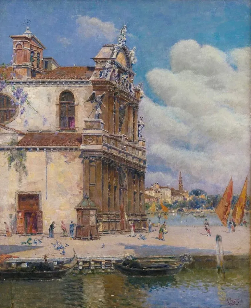 Gemälde Sainte Marie Zobenigo - Antonio Marí de Reyna Manescau | Kunstdruck