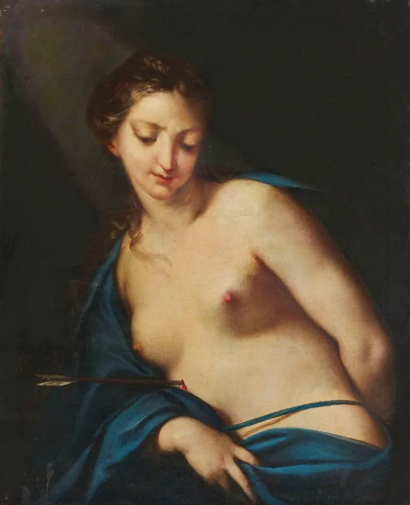 Gemälde Sainte Ursule - Antonio Bellucci | Kunstdruck