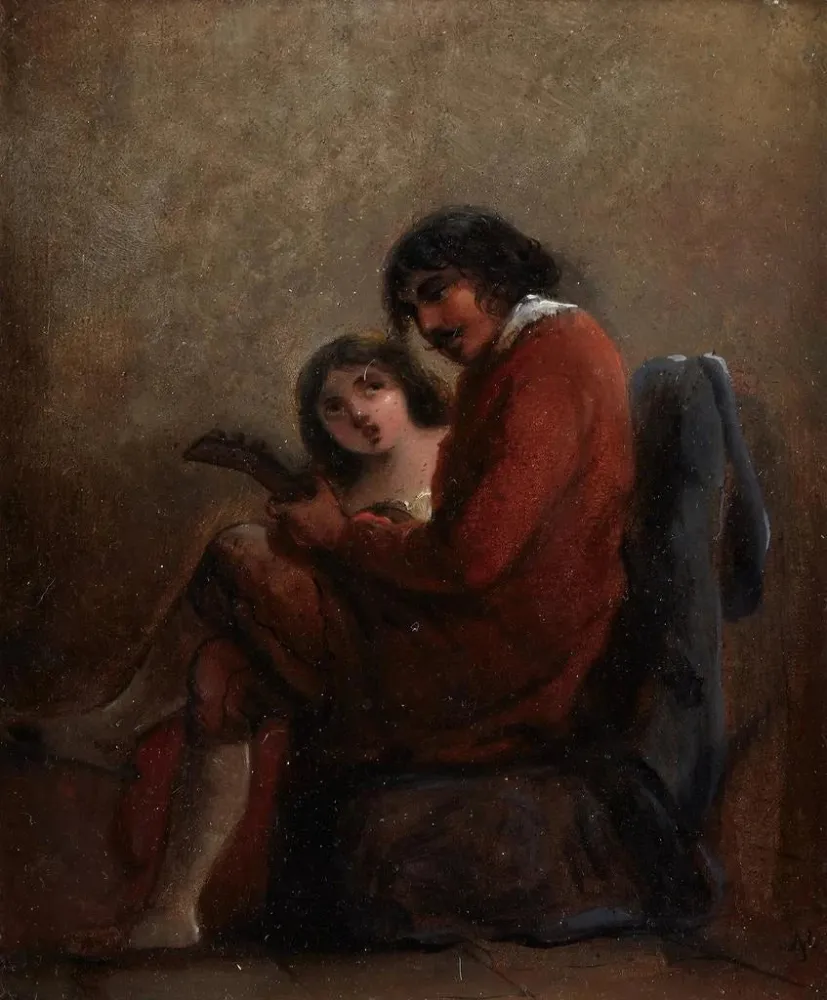 Gemälde Salut aux braves et aux libres - Alfred Jacob Miller | Kunstdruck