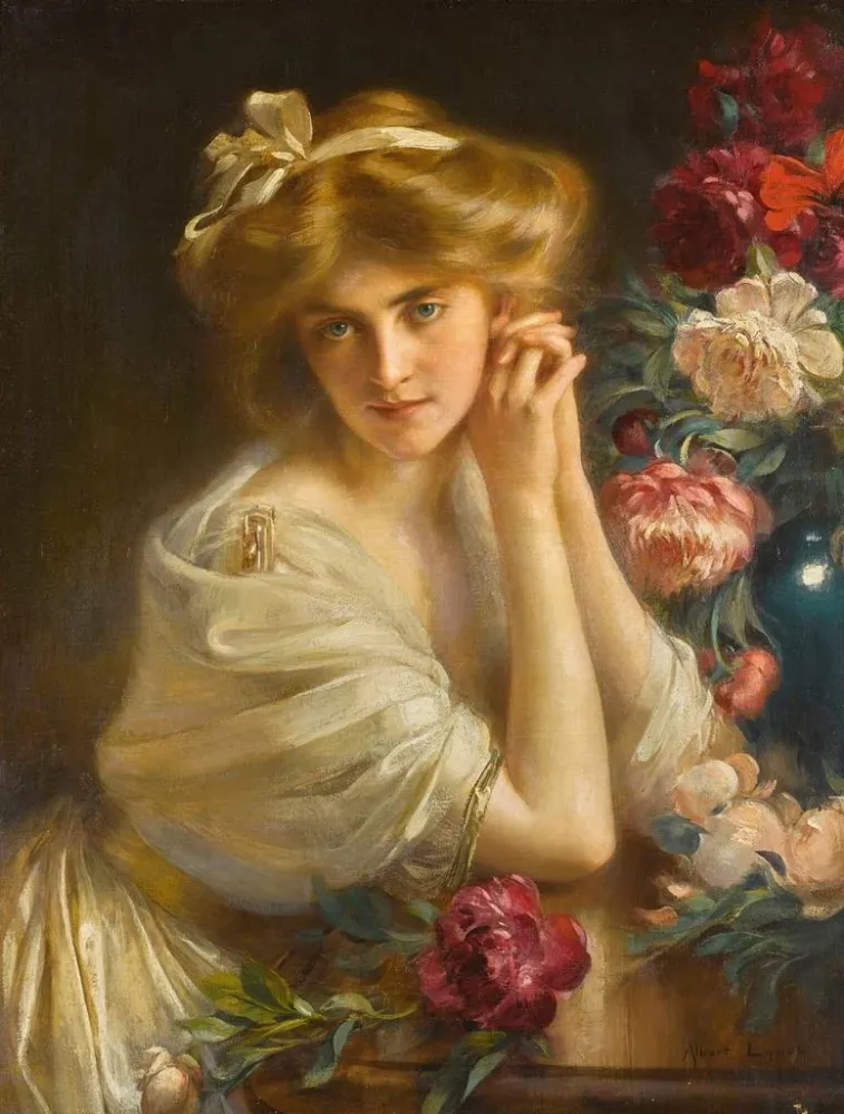 Gemälde Sanfte Muße - Albert Lynch | Kunstdruck