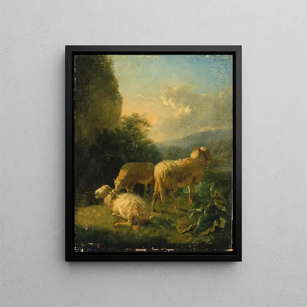 Gemälde Schaf - Balthasar Paul Ommeganck | Kunstdruck