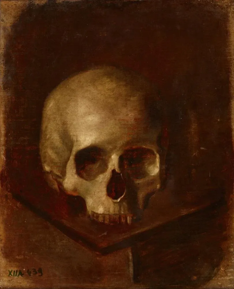 Gemälde Schädel - Anonym | Kunstdruck