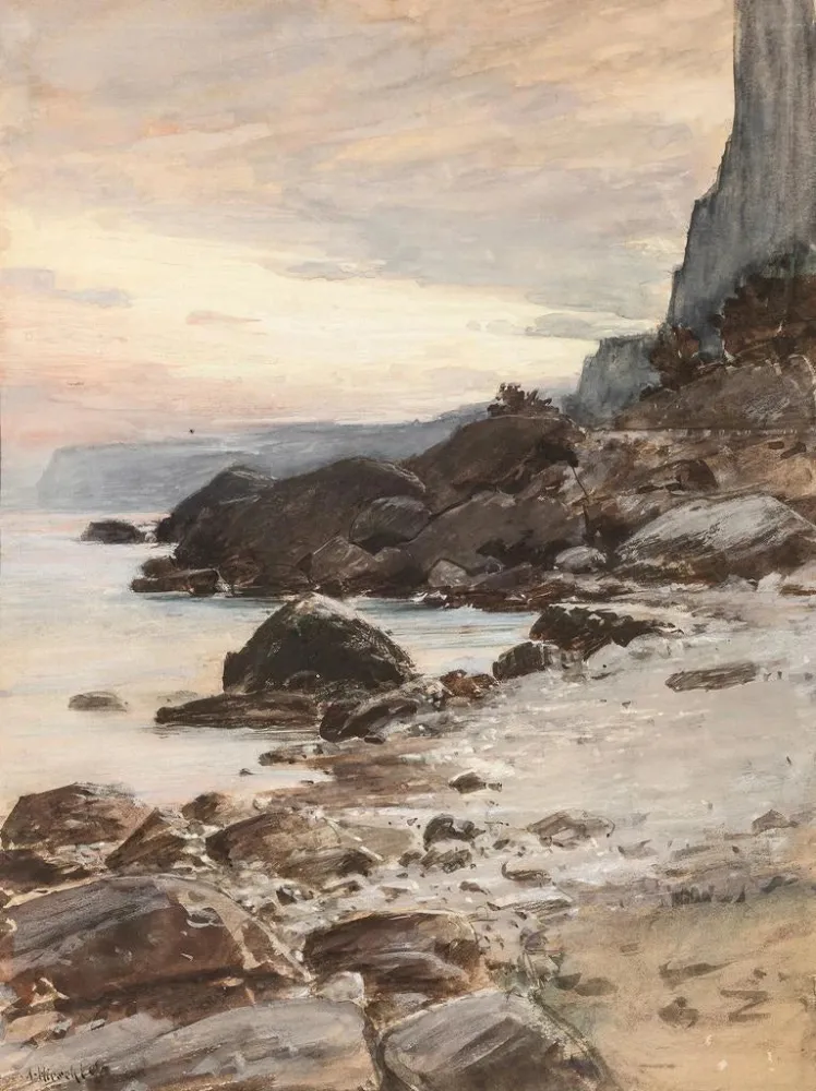 Gemälde Südliche Küste - Adolf Hirémy-Hirschl | Kunstdruck