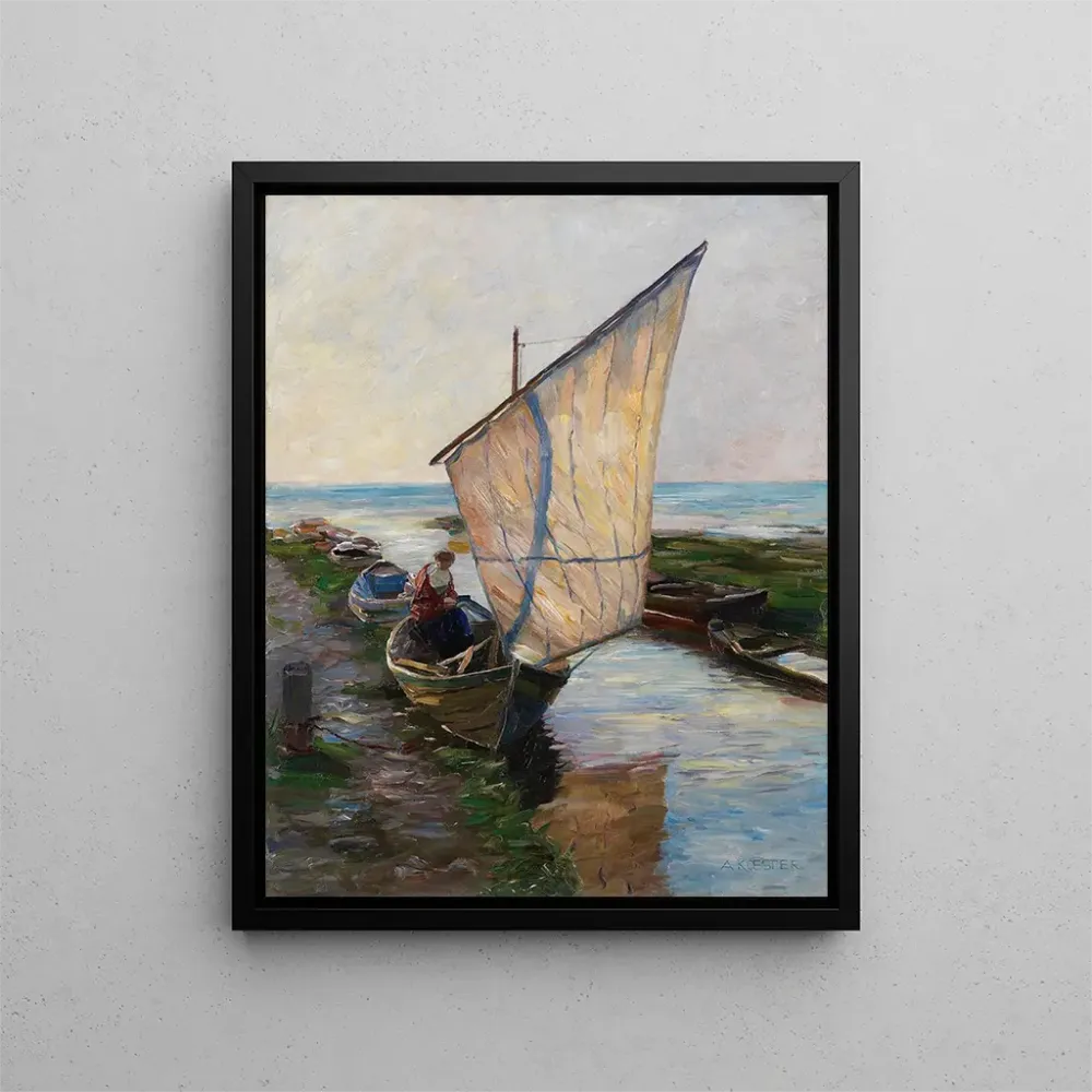 Gemälde Segelschiff Niederlande - Alexander Koester | Kunstdruck