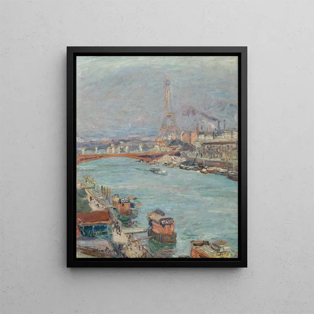 Gemälde La Seine à Paris, la Tour Eiffel, le jour - Émile Othon Friesz | Kunstdruck