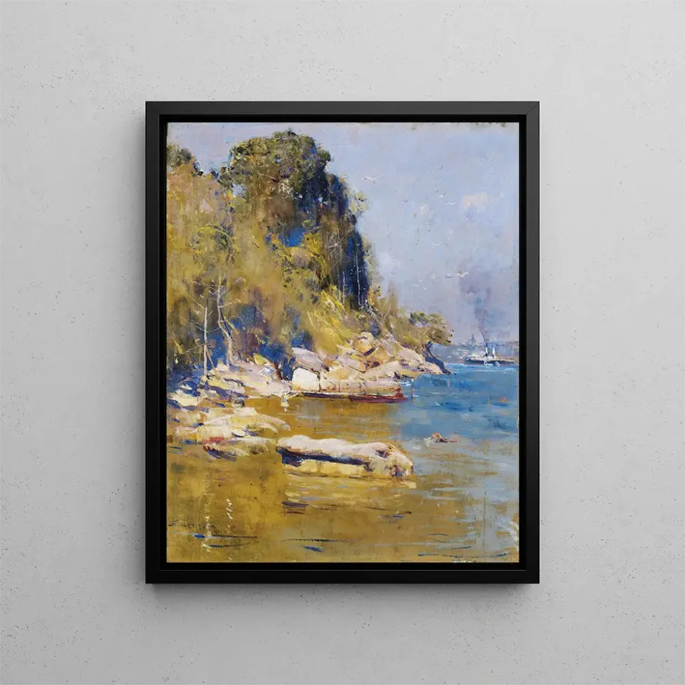 Gemälde Seit meinem Lager Sirius Cove - Arthur Streeton | Kunstdruck