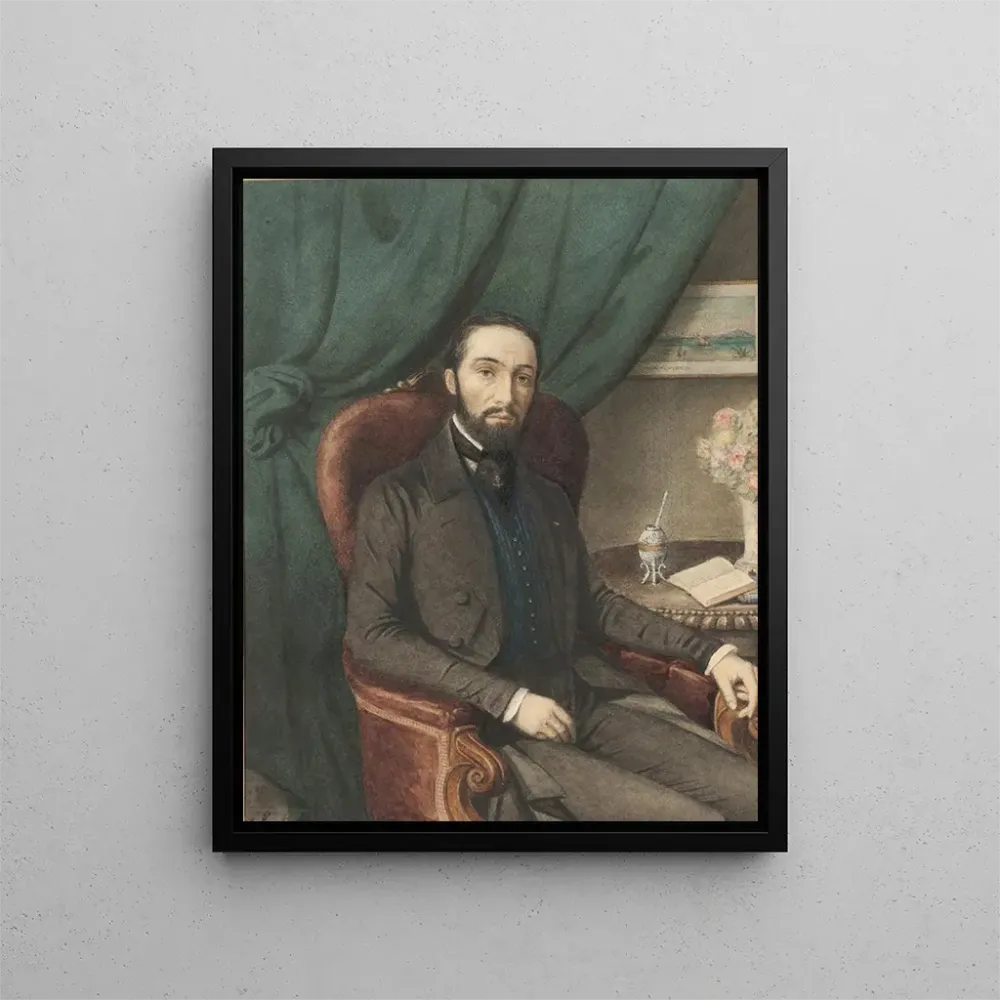 Gemälde Selbstporträt - Adolphe Hastrel de Rivedoux | Kunstdruck