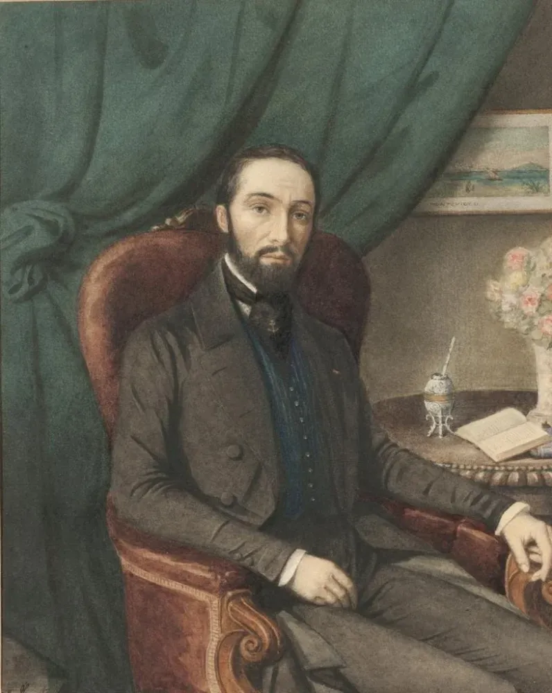 Gemälde Selbstporträt - Adolphe Hastrel de Rivedoux | Kunstdruck