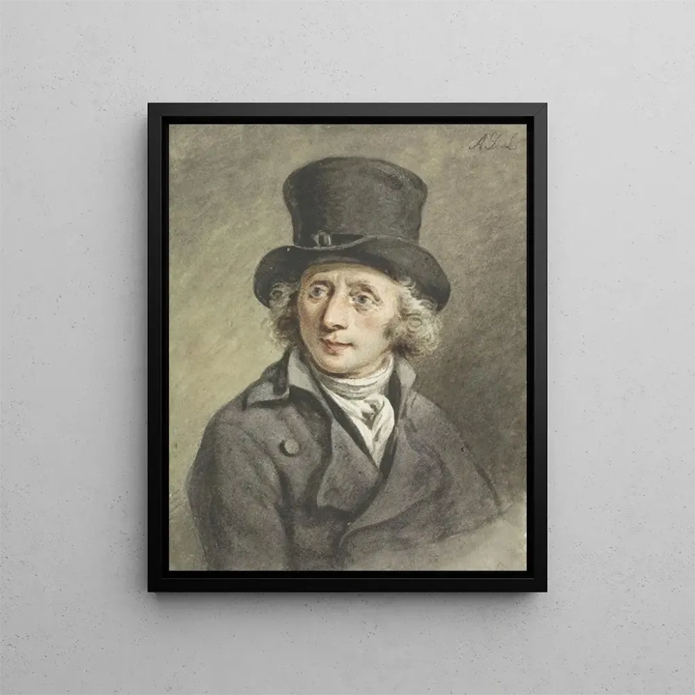 Gemälde Selbstporträt - Adriaan de Lelie | Kunstdruck