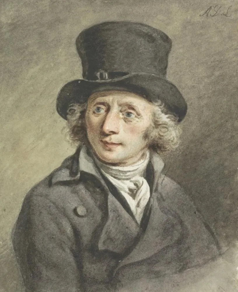 Gemälde Selbstporträt - Adriaan de Lelie | Kunstdruck