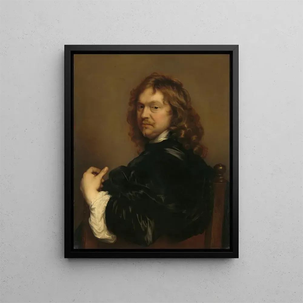 Gemälde Selbstporträt - Adriaen Hanneman | Kunstdruck
