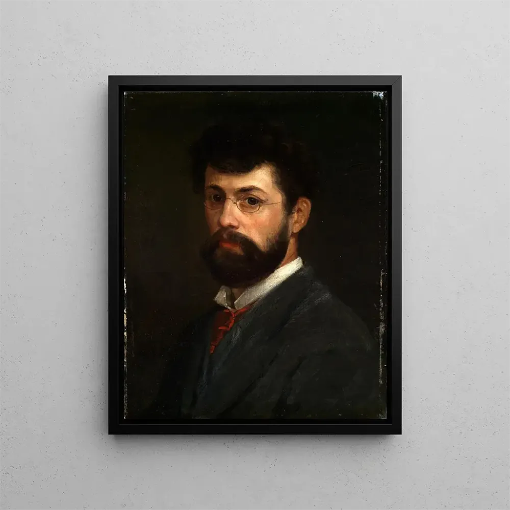 Gemälde Selbstporträt - Albert Lang | Kunstdruck