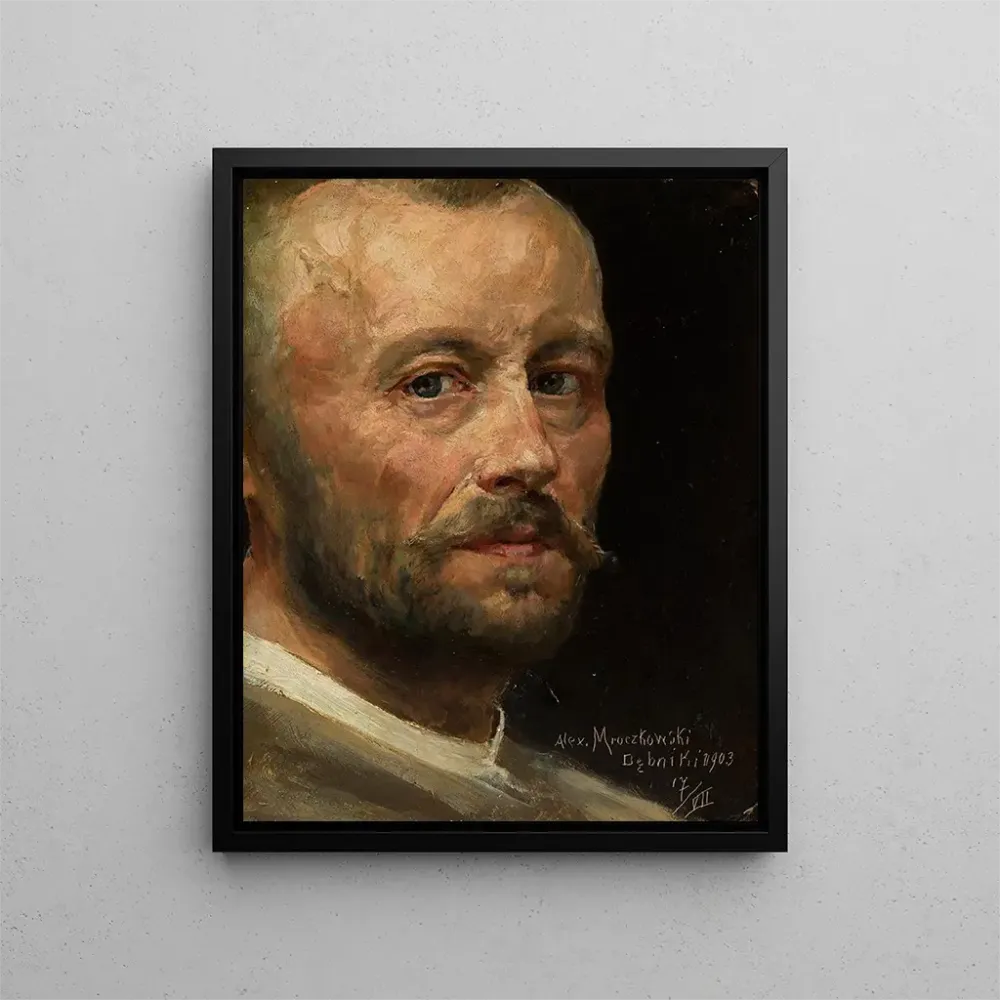 Gemälde Selbstporträt - Aleksander Mroczkowski | Kunstdruck