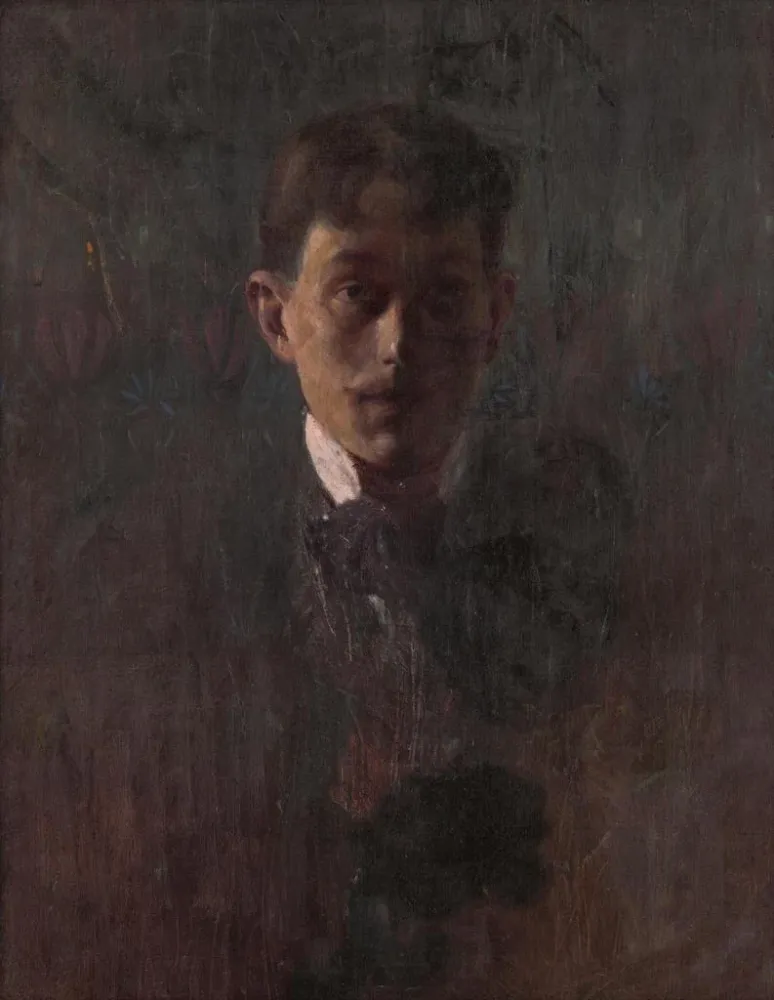 Gemälde Selbstporträt - Alexander Kubnyi | Kunstdruck