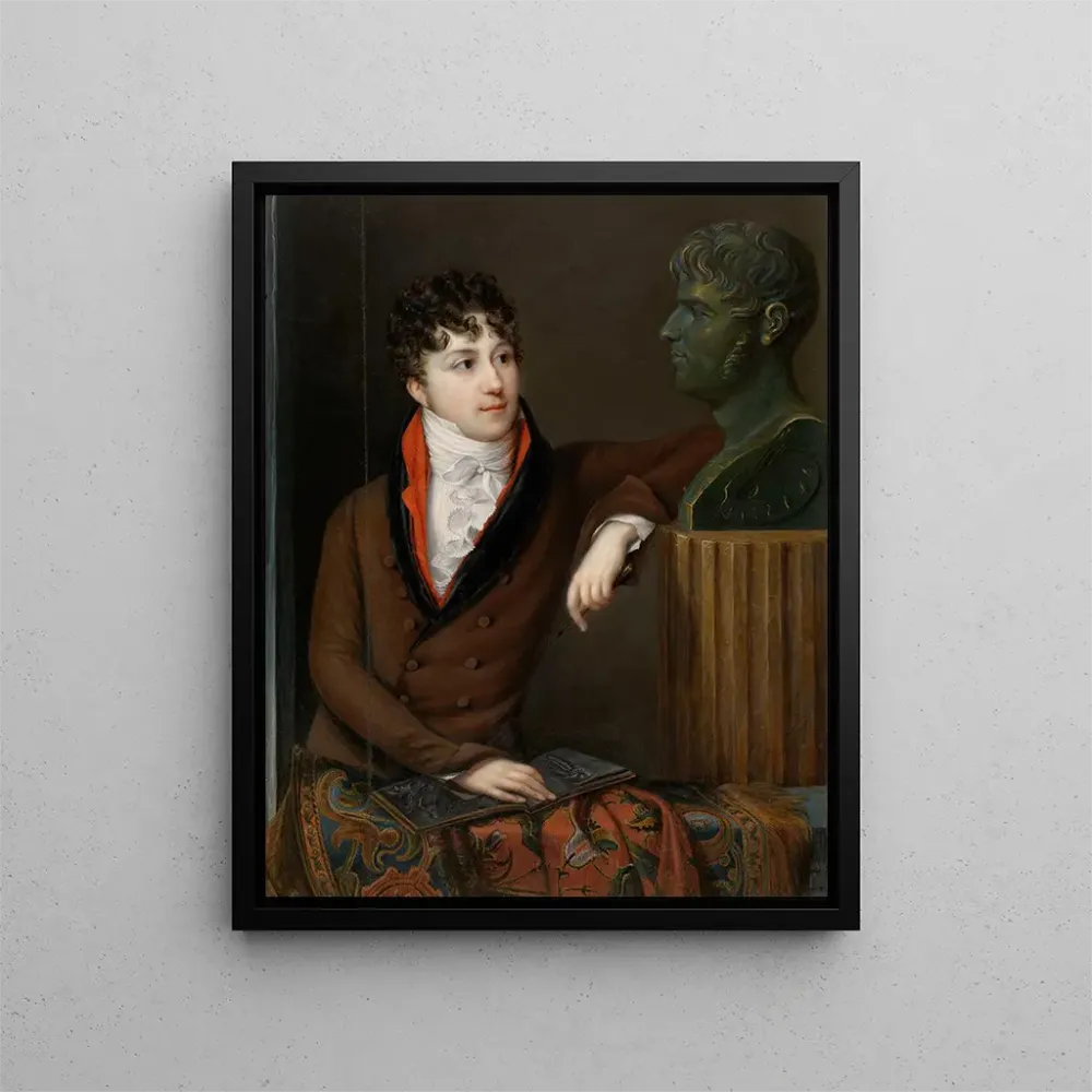 Gemälde Selbstporträt - Alexandre Delatour | Kunstdruck