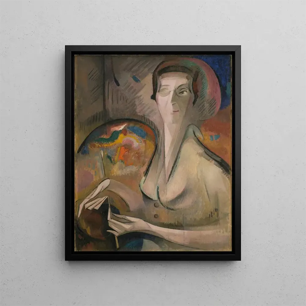 Gemälde Selbstporträt - Alice Bailly | Kunstdruck