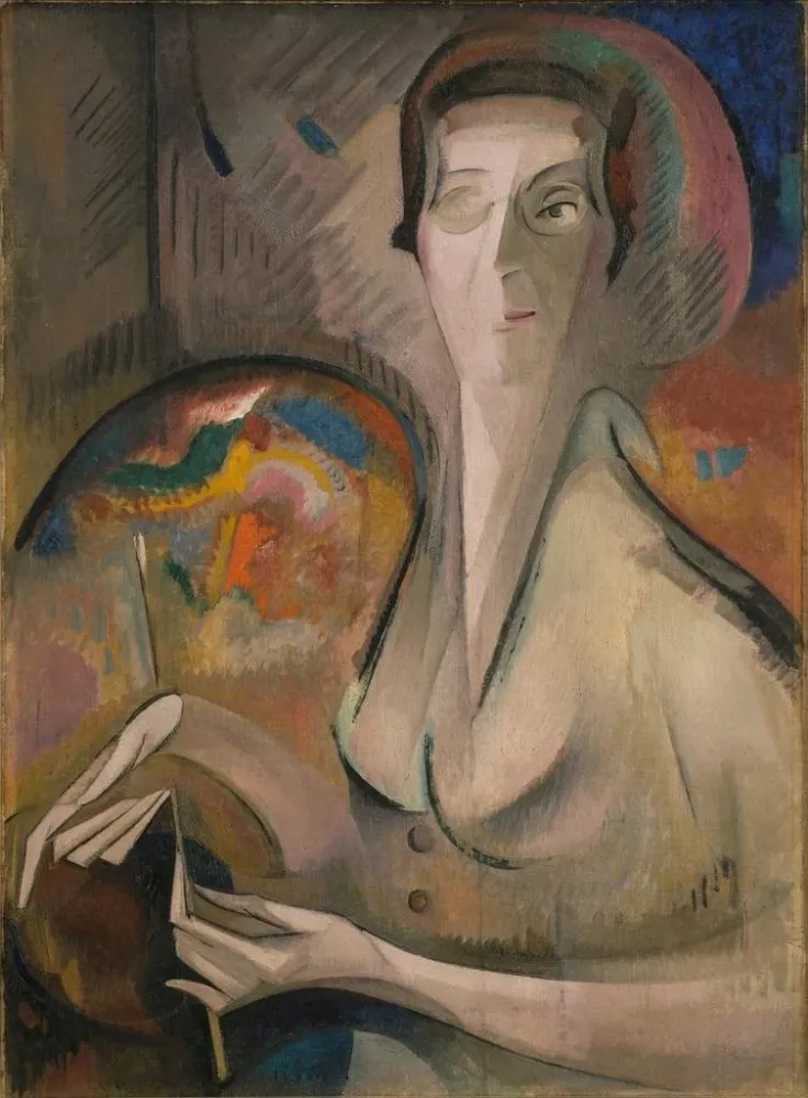 Gemälde Selbstporträt - Alice Bailly | Kunstdruck