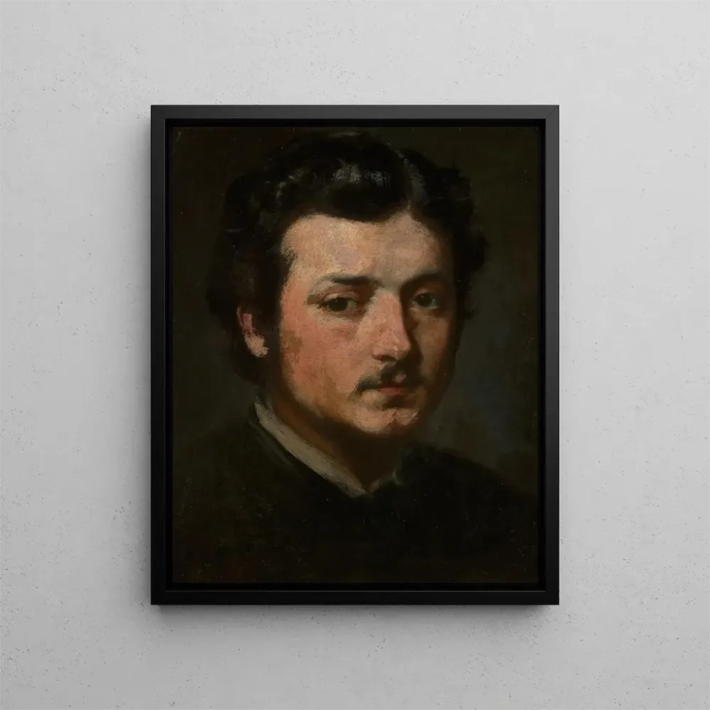 Gemälde Selbstporträt - Andrzej Bronisław Grabowski | Kunstdruck