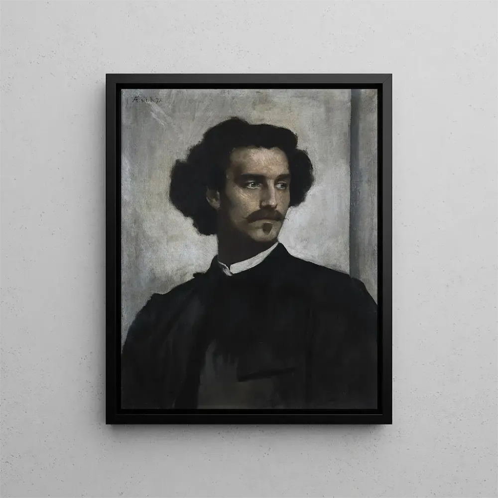 Gemälde Selbstporträt - Anselm Feuerbach | Kunstdruck