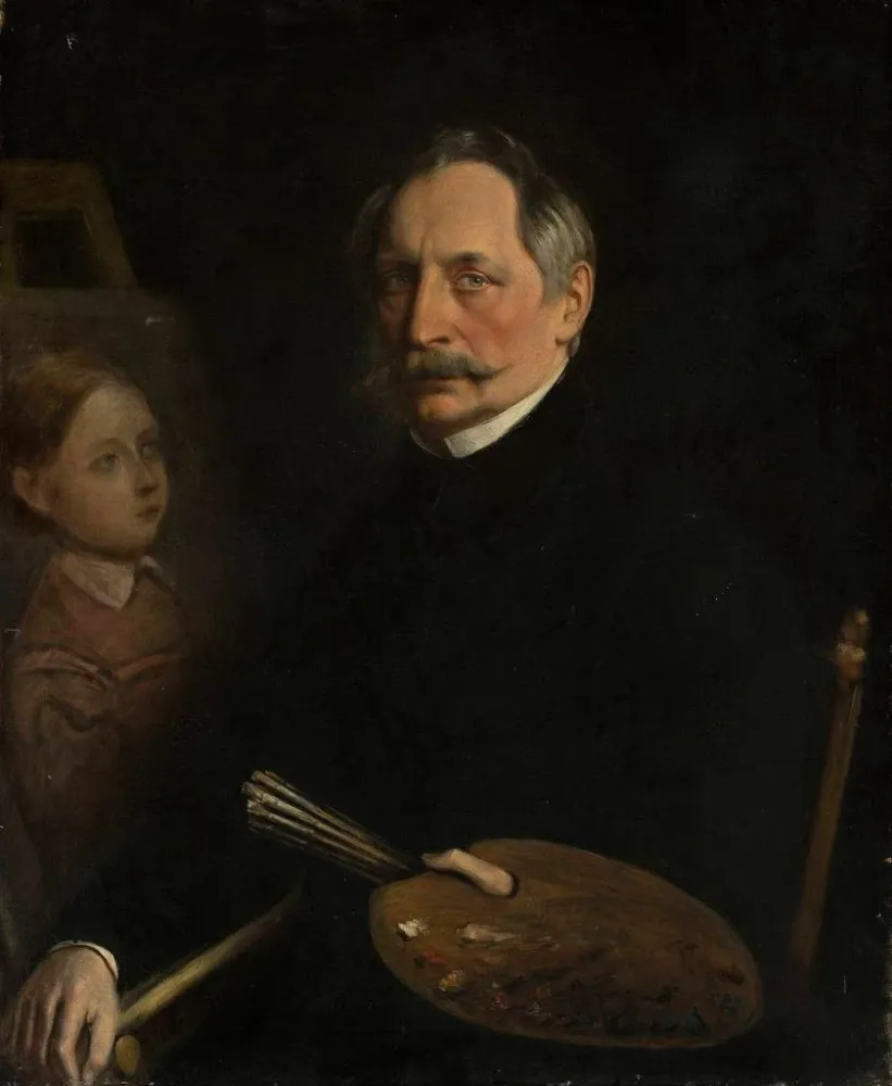 Gemälde Selbstporträt - Antoni Ziemicki | Kunstdruck