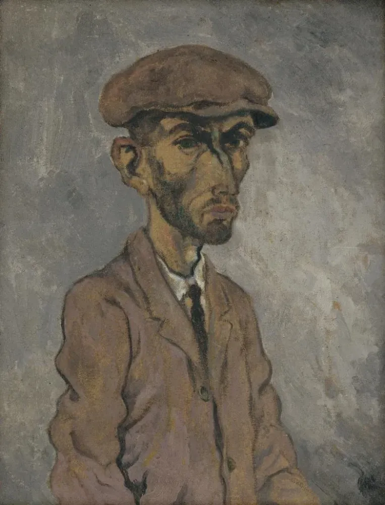Gemälde Selbstporträt - Arnold Peter Weisz-Kubínč | Kunstdruck