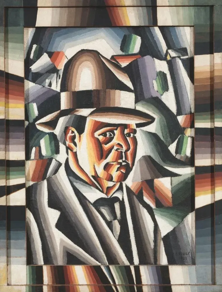 Gemälde Selbstporträt - Arthur Segal | Kunstdruck